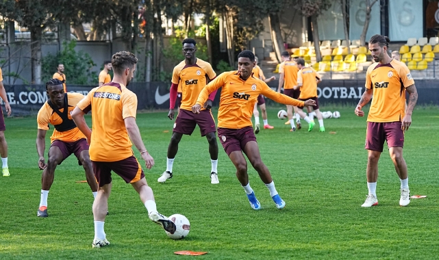 Galatasaray, Alanyaspor karşılaşmasının hazırlıklarına devam etti
