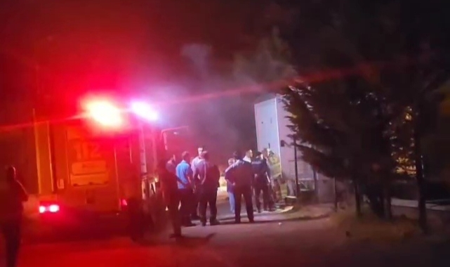 Hastane bahçesindeki trafo yangını paniğe neden oldu