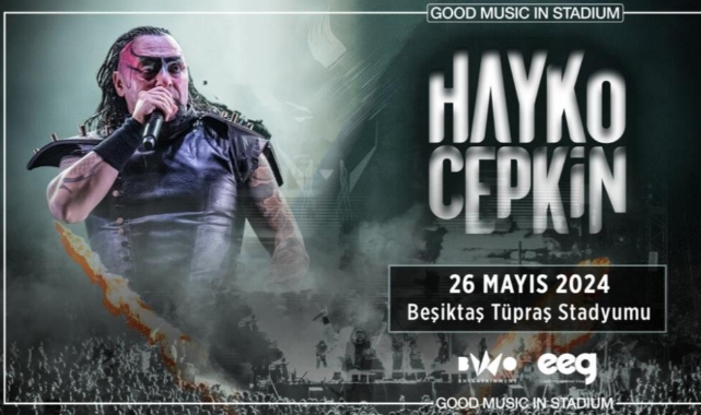 Hayko Cepkin, 26 Mayıs'ta Beşiktaş Stadyumunda