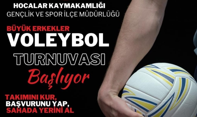 Hocalar’da voleybol heyecanı