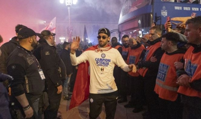 Inter'den 10 saatlik şampiyonluk kutlaması