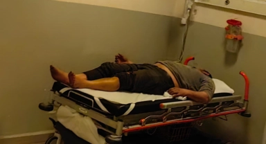 Kaçak akıma yakalanan işçi yaralandı