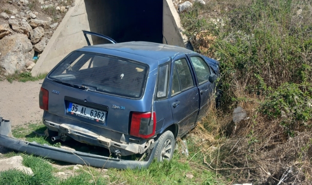 Kanala düşen otomobilin sürücüsü hayatını kaybetti