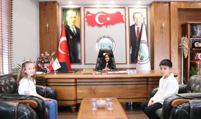 Keles'te başkanlık koltuğu  Fatma Yaren'e emanet