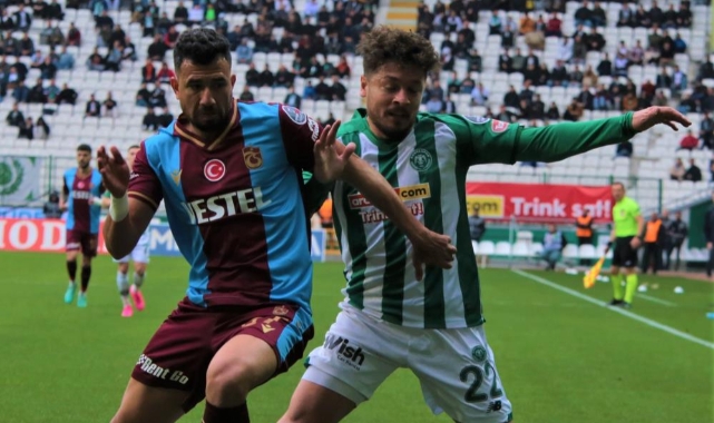 Konyaspor ile Trabzonspor 46. randevuda