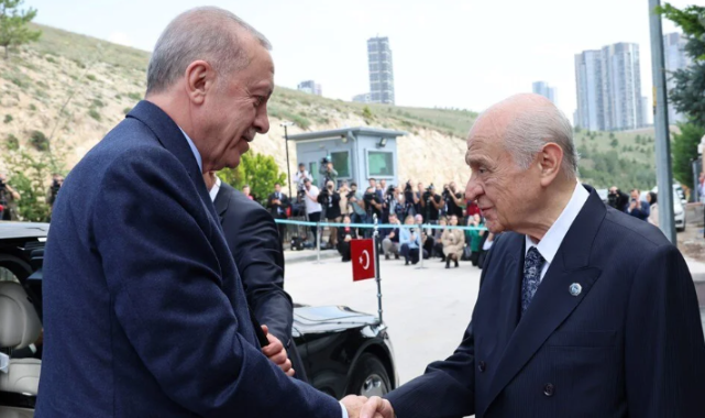 Cumhurbaşkanı Erdoğan Devlet Bahçeli ile görüştü