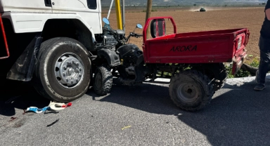 Manisa'da ATV ile kamyon çarpıştı