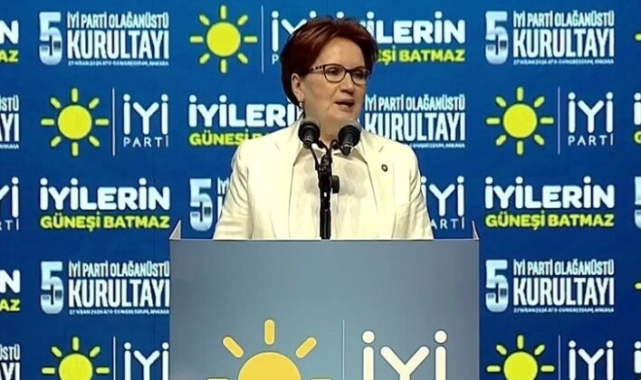 Meral Akşener'den İYİ Parti Kurultayında 'veda' konuşması