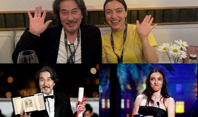 Merve Dizdar ile Koji Yakusho İstanbul'da buluştu