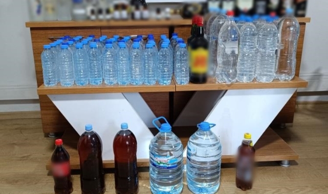 Mudanya'da sahte içki operasyonu!