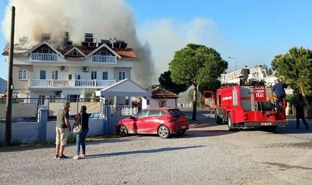 Muğla'da yangın paniği