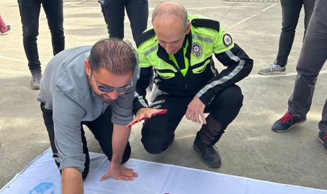 Otizmli çocuklar eğlenerek trafik kurallarını öğrendi