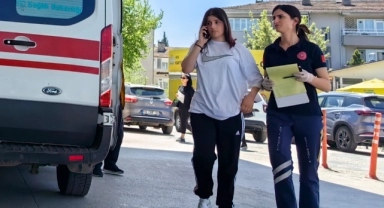 Otomobilin çarptığı bisikletli genç kız yaralandı