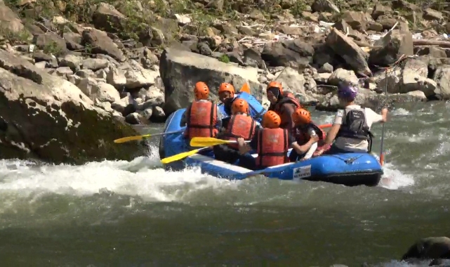 Rafting sezonu başladı