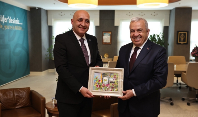 Şadi Özdemir, Kırcaali Belediye Başkanı ile bir araya geldi