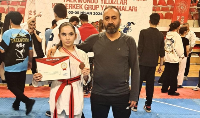 Şahinbeyli sporcu Batman'dan madalya ile döndü
