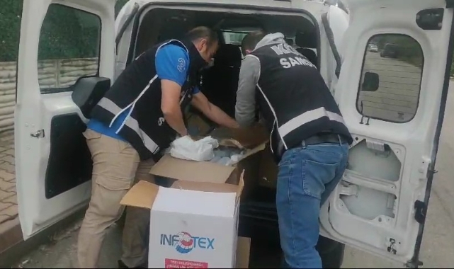 Samsun'da 85 litre etil alkol ele geçirildi