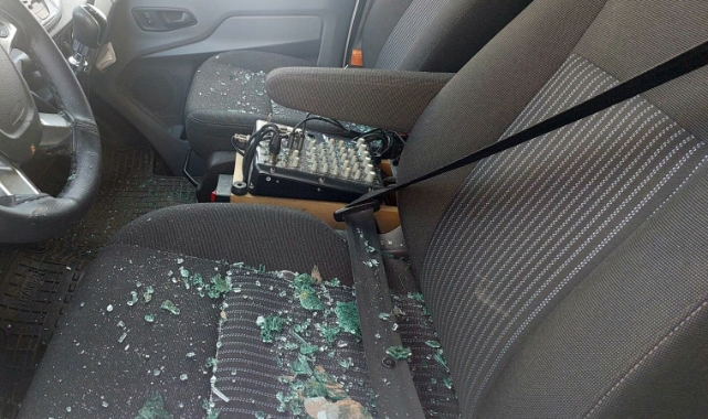 Samsun'da CHP'nin aracına saldırı