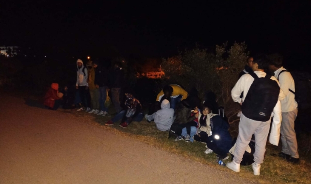 Seferihisar'da 29 kaçak göçmen yakalandı