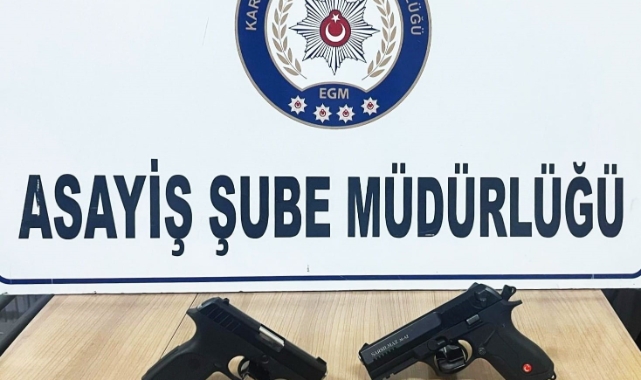 Silahla havaya ateş eden şahıslar yakalandı