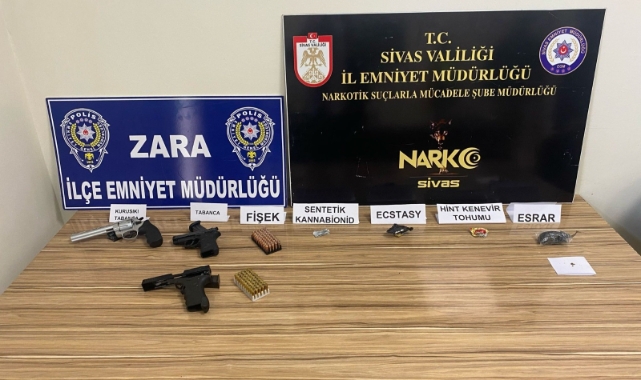 Sivas Emniyeti’nden uyuşturucuya geçit yok
