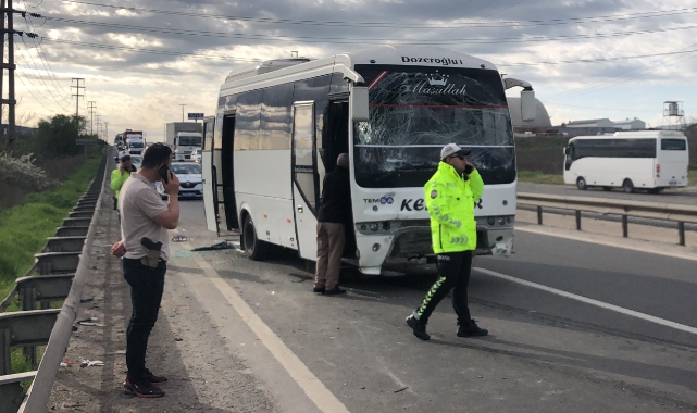 Tekirdağ'da zincirleme kaza! Çok sayıda yaralı var