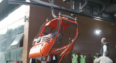 Teleferik kabinleri günler sonra yere indirildi