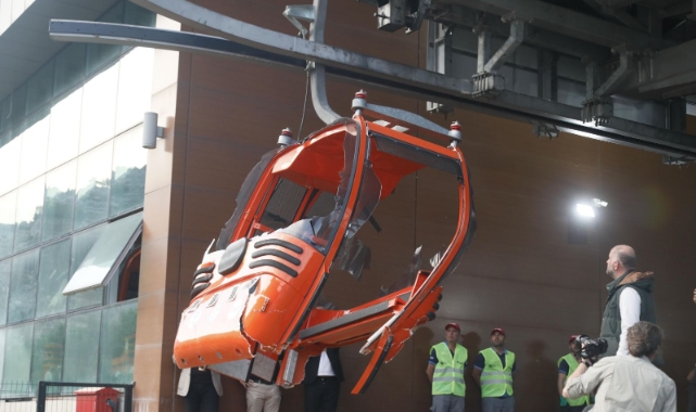 Teleferik kabinleri günler sonra yere indirildi
