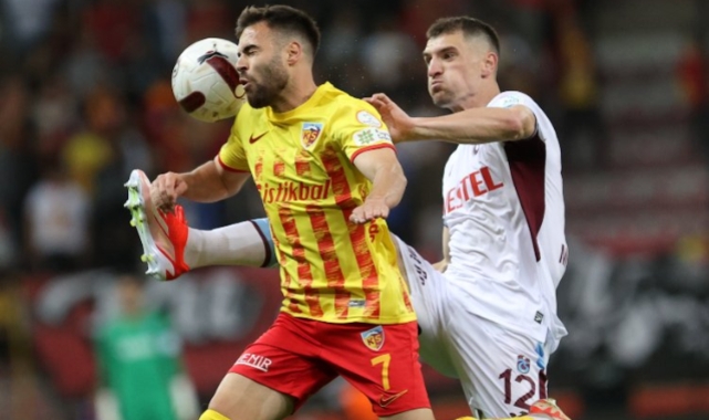 Trabzonspor, Kayseri deplasmanından 3 puanla döndü