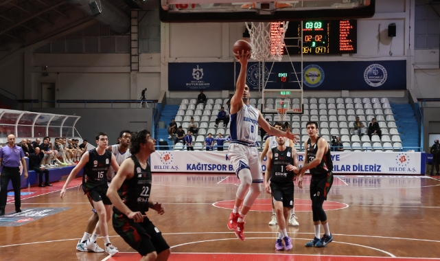 Türkiye Basketbol Ligi: Kocaeli BŞB Kağıtspor: 98 - Bornova Belediyesi Karşıyaka: 72