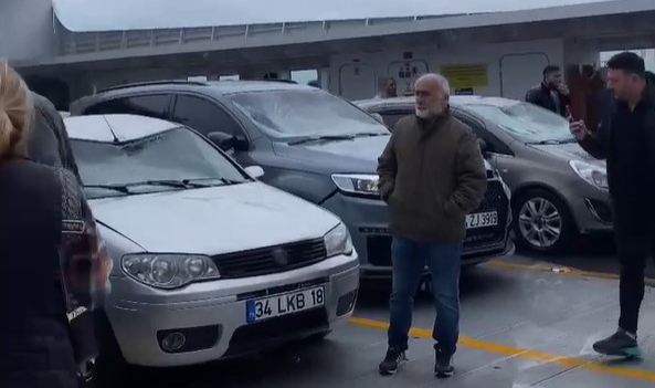 Yalova-Yenikapı Feribotu’nda korku dolu anlar