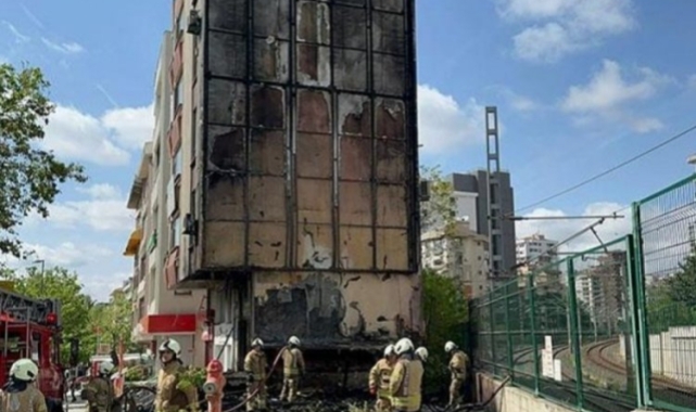 Yangında mahsur kalan yaşlı kadın kurtarıldı