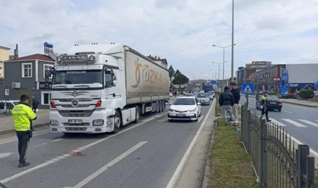 Yaya geçidinden geçerken canından oldu