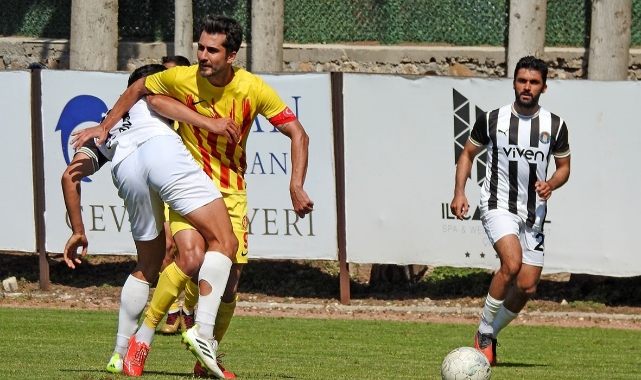 Zorlu maçın galibi Çeşme Belediyespor oldu