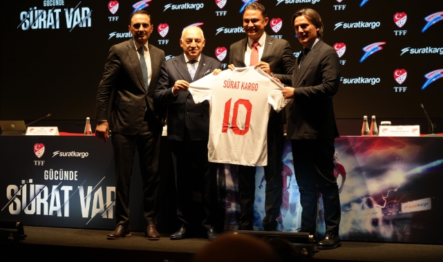 A Milli Futbol Takımı'nın resmi sponsoru Sürat Kargo oldu