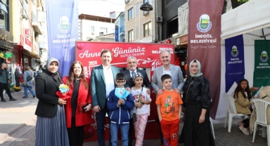 Anneler günü İnegöl Belediyesi ile renklendi
