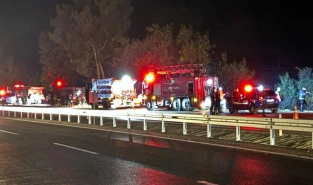 Antalya'da korkutan yangın