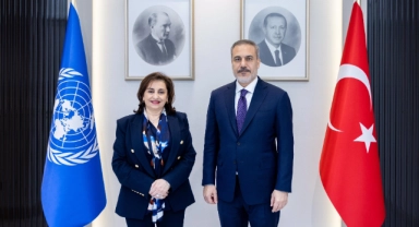 Bakan Fidan BM Kadın Birimi İcra Direktörü Bahous ile görüştü