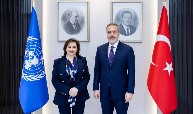 Bakan Fidan BM Kadın Birimi İcra Direktörü Bahous ile görüştü