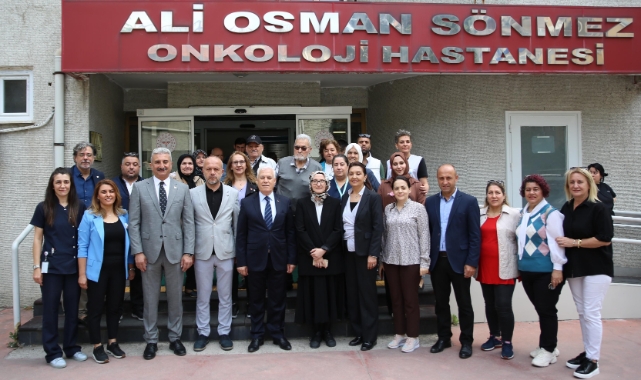 Başkan Bozbey’den Onkoloji Hastanesi’ne ziyaret