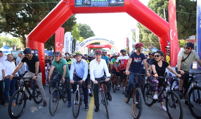 Başkan Bozbey 'Granfondo Bursa' bisiklet turunu başlattı!