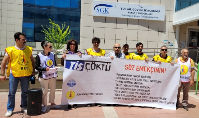 BES Bursa Şubesi emekçinin ve işçinin sesi oldu!