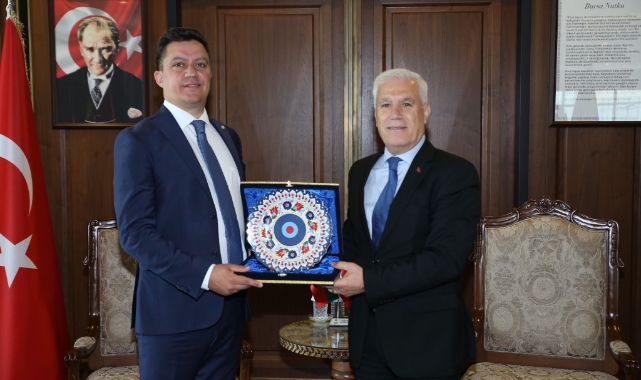 Bulgaristan Bursa Konsolosu'ndan Başkan Bozbey'e ziyaret