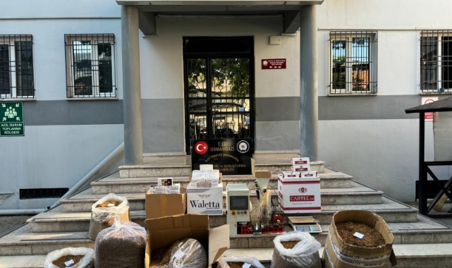 Bursa’da 11 bin dal dolu makaron ele geçirildi