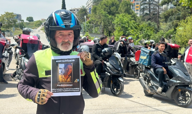 Bursa'da motokuryeler kontak kapattı!