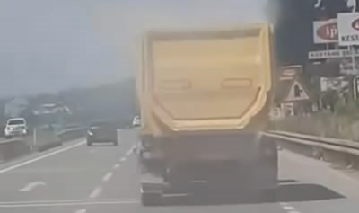 Bursa'da trafiği tehlikeye atan yolculuk