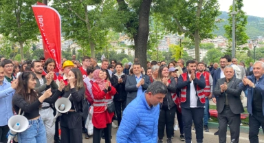 Bursa'da yüz binlerce işçi ve emekçi 1 Mayıs'ı kutladı