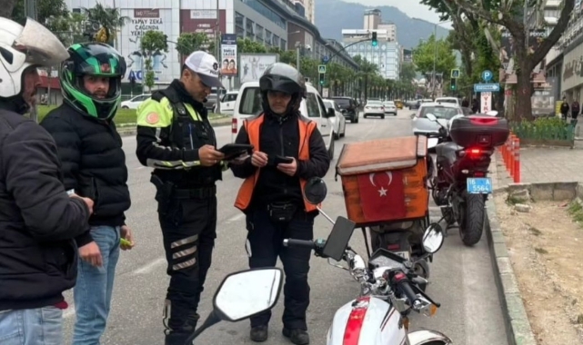 Bursa Emniyet Müdürlüğü'nden trafik denetimi!