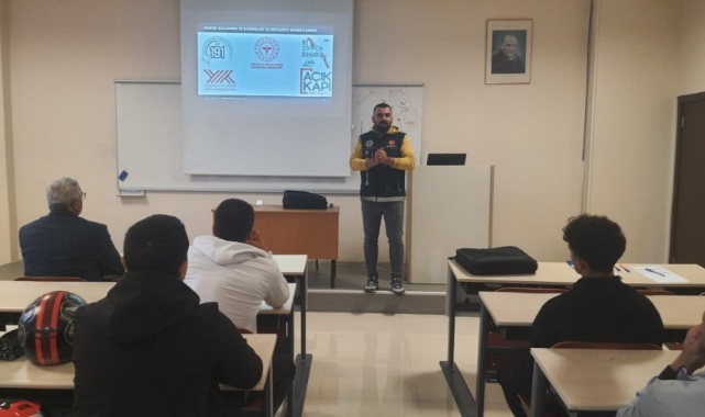 Bursa Emniyeti'nden üniversite öğrencilerine seminer