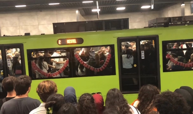Bursa metrosunda kavga!